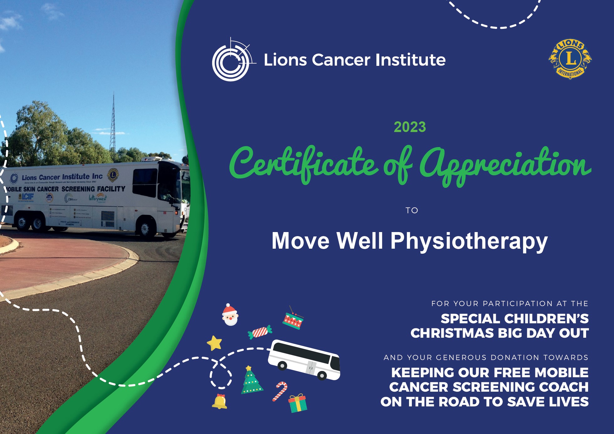 Lions Cancer inst Move Well 2023